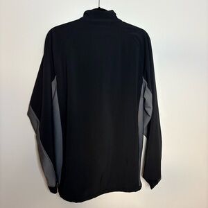 Nike Golf Clima Fit 1/4 Zip Casual Pullover Jacket Black And Gray Men’s size L
